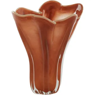 Light & Living Vase Kazuno, Creme, Terracotta, Glas, 32x32x26 cm, Dekoration, Vasen, Glasvasen