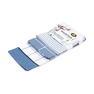 Gözze Geschirrtücher 4er Pack, 50 x 70 cm Blau