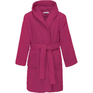 REDBEST Kinderbademantel Kinder-Bademantel "Chicago" mit Kapuze, Rückenlänge: 63 cm, Frottier, mit Kapuze, default, Walk-Frottier Uni rosa Rückenlänge: 63 cm | 86/92
