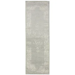 benuta Vintage-Läufer, Taupe, Kunststoff, Vintage, Rechteckig, 80x240 cm, Oeko-Tex® Standard 100, für Fußbodenheizung geeignet, in verschiedenen Größen erhältlich, pflegeleicht, Teppiche & Böden, Teppiche, Teppichläufer
