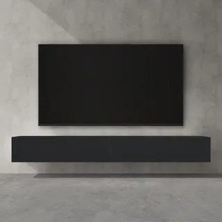 doporro F02 TV-Lowboard 240 cm Grau Holz