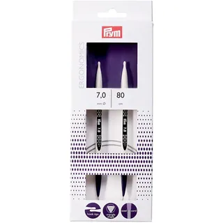 Prym Rundstricknadel 80 cm 7 mm Alabasterweiß