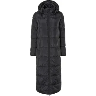 esmara® Damen Steppmantel Maxi (S (36/38), schwarz)