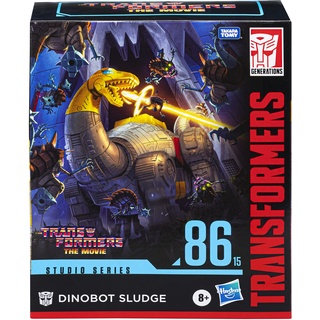 Transformers Studio Series 86-15 Leader-Klasse Dinobot Sludge Action-Figur (21,5 cm) Kampf um Cybertron von 1986, ab 8