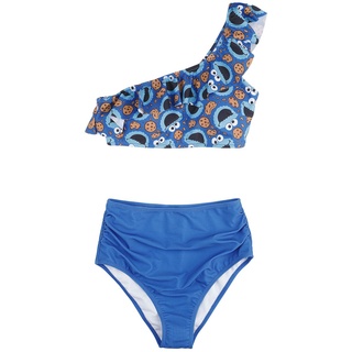Sesamstraße Bikini-Set - Cookie Universe - S bis XXL - für Damen - Größe M - blau  - EMP exklusives Merchandise! - M