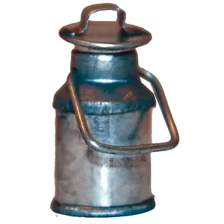 FADEDA Milchkanne groß/Höhe: 4cm/handbemalt/detailgetreue Krippen Figuren - Weihnachten Tisch Dekoration Krippe Zubehör