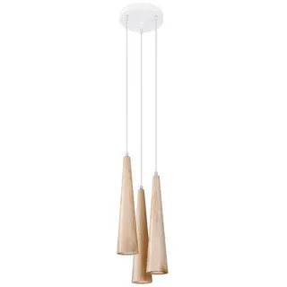 Sollux Sula 3-flg. 20 cm Holz
