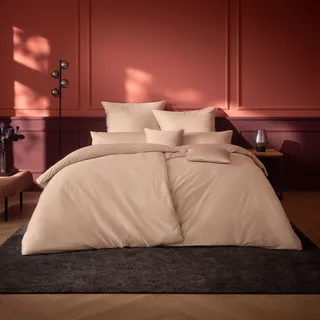 Estella Valetta Mako-Satin Puder 135 x 200 cm + 80 x 80 cm