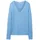 Front Logo Coin Pullover Mit V-ausschnitt Sea Blue Melange S