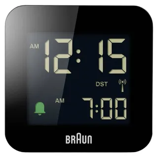 Braun BC08B-DCF Reisewecker schwarz