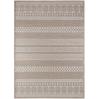 TT Home Rauten Design Outdoor-Teppich 300 x 400 cm Beige