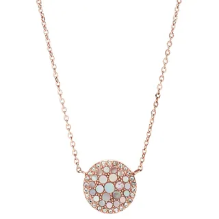 Fossil Kette mit Anhänger JF01740791 Roségold / Edelstahl