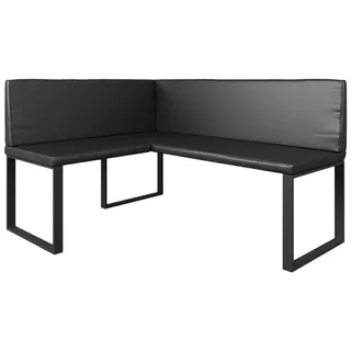 Vicco Eckbank, Schwarz, 120 x 150 cm,