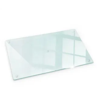 Tulup Schneidebrett Glas 1-tlg. 52 x 30 cm Transparent
