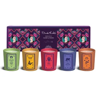 Frida Kahlo Duftkerzen Geschenkset 5x45 g bunt