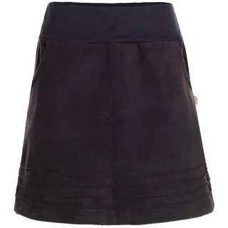 Vishes - Alternative Bekleidung - Thermorock Warmer Damen Winterrock kurz Minirock aus ECO-Fleece schwarz 42-44 - 42-44