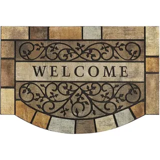 Strapazierfähige Eingangsmatte, 61 X 91 Cm, Große, Robuste Outdoor-fußmatte Für Haustür, Garage Und Terrasse Mit Rutschfester Gummirückseite.