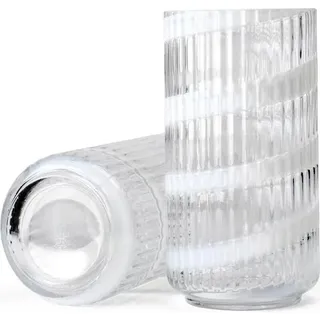 Lyngby Lyngby, swirl Vase, 20.5 cm)
