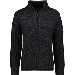 Strickfleecejacke RAGMAN, Herren, Gr. 6XL6264, schwarz, 70% Wolle 30% Nylon, Jacken