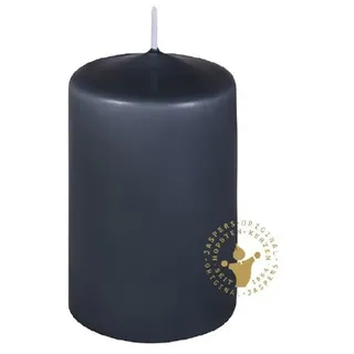 Jaspers Kerzen Stumpenkerzen grau 200 x 80 mm, 6 Stück