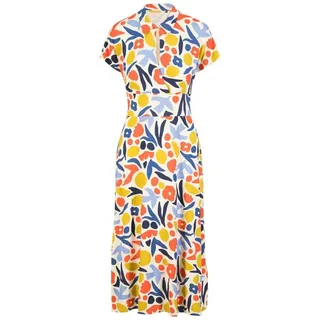 Blutsgeschwister Sommerkleid - Now We Are Talking Ease - Kleid Damen - Midikleid - Jerseykleid weiß