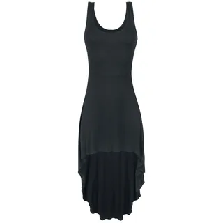 Gothicana by EMP Damen schwarzes Vokuhila Kleid M - M