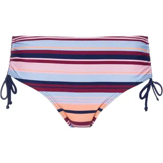 S.OLIVER Bikini Hose Damen in marine-rosé gestreift, Größe 36 - bunt