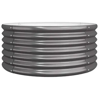 vidaXL Pflanzkübel 80 x 80 x 36 cm Anthrazit