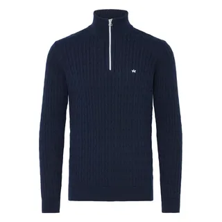 Kronstadt Troyer KRONSTADT "Troyer KSCall half zip", Herren, Gr. XL, blau (sky captain), Obermaterial: 100% Baumwolle CO., Pullover Troyer
