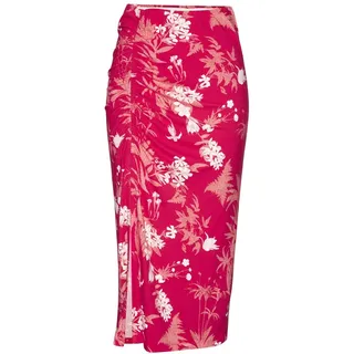 LASCANA Jerseyrock Damen Floral Rot 46