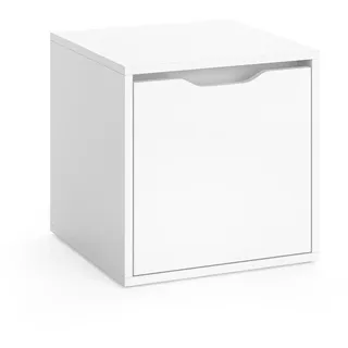 Vicco Ruben 40 x 40,6 x 40 cm mit Schublade weiß