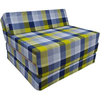 Natalia Spzoo Klappmatratze Bettsessel Schlafsofa Faltmatratze 200 x 70 x 10 cm Baumwolle (002)