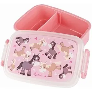 SIGIKID 25324 Mini Brotdose Pony, klein, Trennwand innen