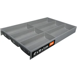 Blum Ambia-Line Besteckkasten 50 x 30 x 5 cm Stahl grau