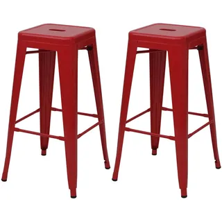 Proregal Barhocker 43 x 77 x 43 cm Rot