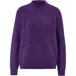 Tchibo - Grobstrickpullover mit Stehkragen - Damen - Gr. L - lila
