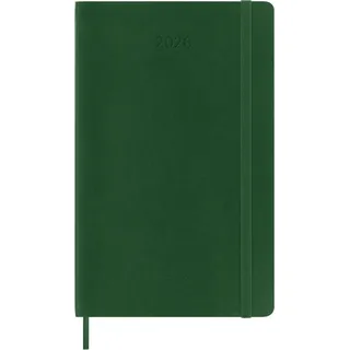 MOLESKINE GERMANY Moleskine 12 Monate Tageskalender 2026, Large/A5, 1 Tag = 1 Seite, Weicher...