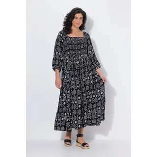Ulla Popken Midikleid Schwarz 46/48