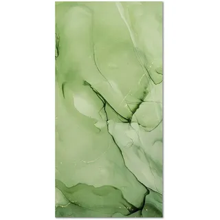 Panorama Vinylteppich - Modell Grüner Marmor - 60x110 cm - Verschiedene Größen - Deko Küche, Läufer und Outdoor