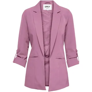 ONLY Damen Onlkayle-Orleen 3/4 Blazer Tlr Noos, Heather Rose, 40 - 34