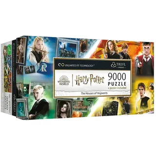 Trefl 81023 Harry Potter - Die Häuser von Hogwarts 9000 Teile