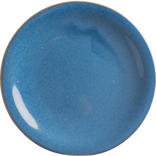 KAHLA 1T3460A93021W Homestyle Kuchenteller 21,5 cm atlantic blue orientalisches Geschirr aus Porzellan mit Steingut- und Keramiklook Dessertteller Frühstücksteller rund blau