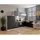 E-Geräte Einbaukühlschrank schwarz/weiß