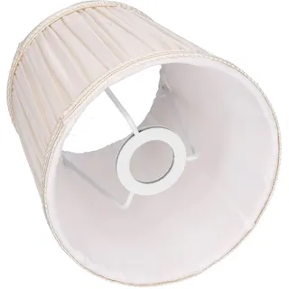 Kleine Lampenschirme Aufstecken, E14 Beige Lampenschirm Klein Vintage Clip Hängende Stoff Lampenschirm Dekoration Lampenschirm Ersatz Für Wandleuchte, Stehlampe,Kronleuchter Lampenaustausch
