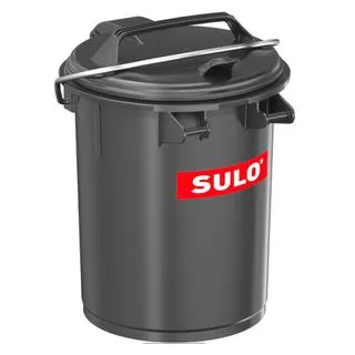 Sulo Mülleimer SME 35L 1052485, grau, aus Kunststoff, 35 Liter