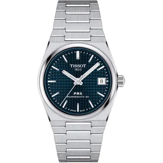 TISSOT PRX Automatik Blau Leder 35 mm T137.207.11.041.00