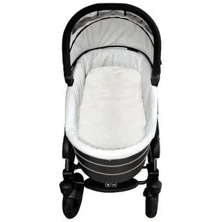 Heitmann-Felle Babylammfell Heitmann Lammfelleinlage für Kinderwagen, Heitmann Felle, weiß