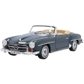 Mercedes-Benz Modellauto 190 SL Roadster W 121 (1954-1963) 1:18 graublau B660406