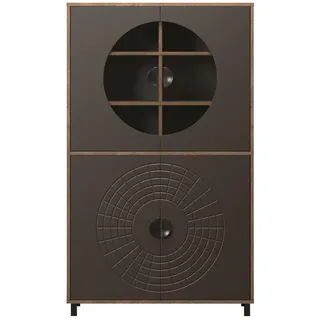 trendteam Vitrine FusionWO 97 x 42 x 163 cm Braun