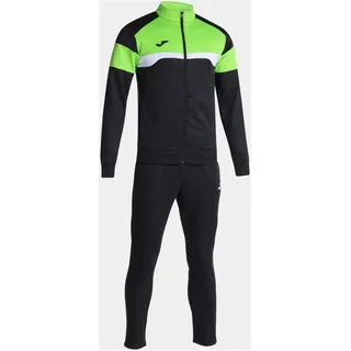 Joma Danubio III Trainingsanzug Schwarz/Fluor Grün L